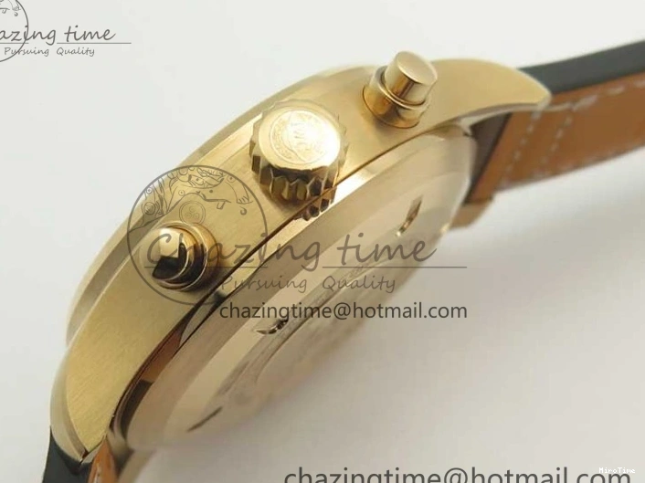 MIROTIME 0210 Sleek Pilot Chrono 377721 “Le Petit Prince” RG ZF 1:1 Best Edition on Brown Leather Strap A 7182